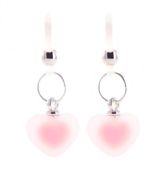 MizzZee - Heart Nipple Clamps (Pink)